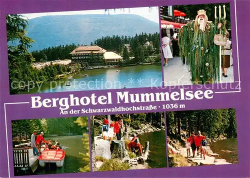 AK / Ansichtskarte Mummelsee Berghotel Mummelsee Neptun Seepartien  Mummelsee