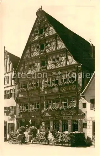 AK / Ansichtskarte Dinkelsbuehl Hotel Deutsches Haus Dinkelsbuehl