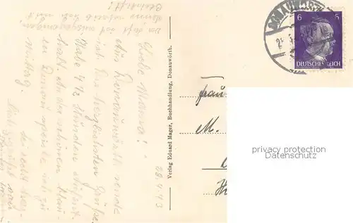 AK / Ansichtskarte Donauwoerth Stadtzoll Donauwoerth