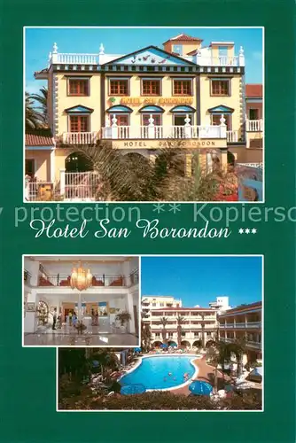 AK / Ansichtskarte Puerto de la Cruz_Tenerife_ES Hotel San Borondon m. Pool 