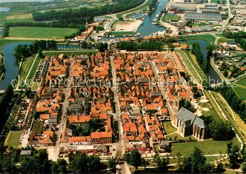 AK / Ansichtskarte Elburg Fliegeraufnahme Gesamtansicht Elburg