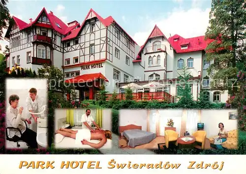 AK / Ansichtskarte Bad_Flinsberg_Swieradow_Zdroj Park Hotel Aussenansicht Fachwerkstil Bad_Flinsberg