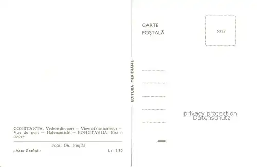 AK / Ansichtskarte Constanta_Konstanza_RO Hafenansicht 