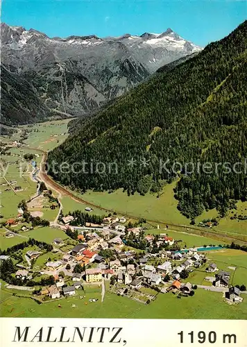 AK / Ansichtskarte Mallnitz_Kaernten Fliegeraufnahme Gesamtansicht Mallnitz Kaernten