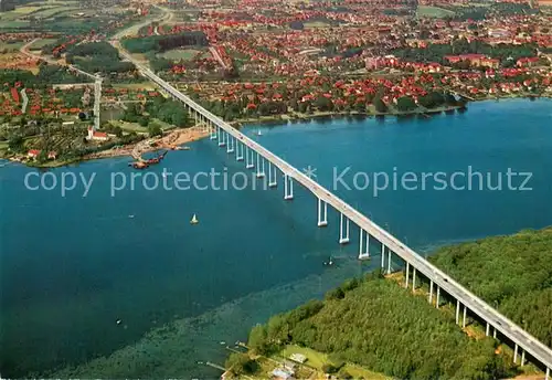 AK / Ansichtskarte Svendborgsund Broen_DK Fliegeraufnahme Bruecke 