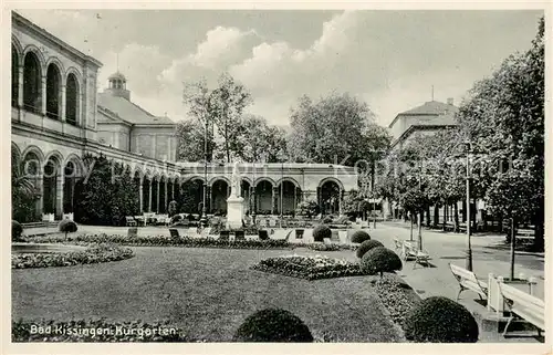 AK / Ansichtskarte Bad_Kissingen Kurgarten Denkmal Bad_Kissingen