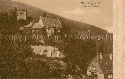 AK / Ansichtskarte Miltenberg_Main Altes Schloss Miltenberg Main