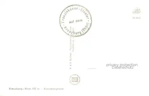 AK / Ansichtskarte Kreuzberg_Rhoen Kreuzberghotel Winterpanorama Kreuzberg Rhoen