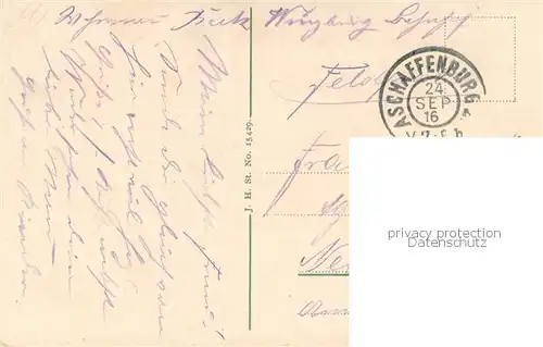 AK / Ansichtskarte Wuerzburg Panorama Main Kaeppele Feldpost Wuerzburg