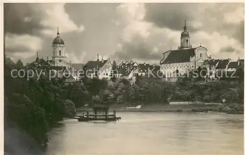 AK / Ansichtskarte Neuburg__Donau Donaupartie Schloss Kirche 