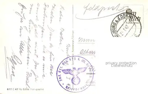 AK / Ansichtskarte Neuburg__Donau Eingang ins Schloss 