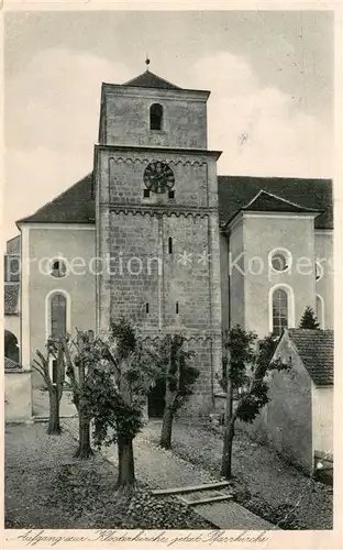 AK / Ansichtskarte Neuburg__Donau Aufgang zur Klosterkirche jetzt Pfarrkirche 