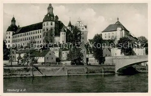 AK / Ansichtskarte Neuburg__Donau Schloss 