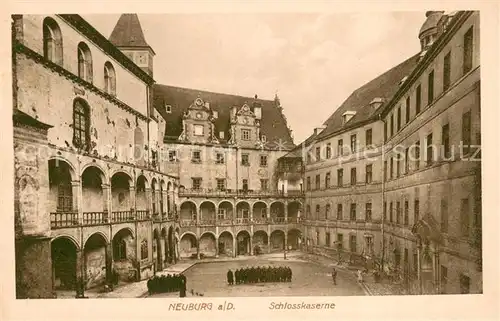 AK / Ansichtskarte Neuburg__Donau Schlosskaserne 