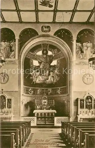 AK / Ansichtskarte Dillingen_Donau Kirche der Taubstummenanstalt Dillingen Donau