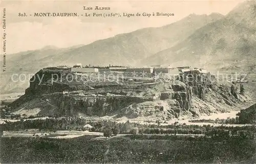 AK / Ansichtskarte Mont Dauphin Les Alpes Le Fort Ligne de Gap a Briancon Mont Dauphin