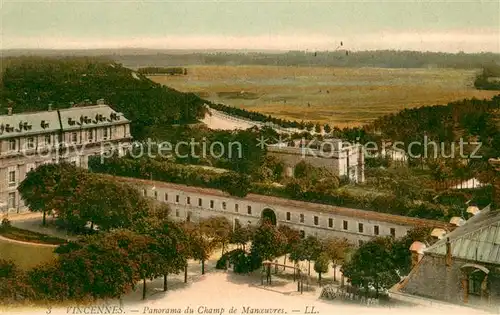 AK / Ansichtskarte Vincennes_94 Panorama du Champ de Maneuvres 