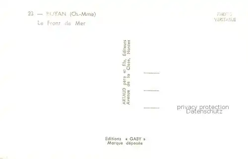 AK / Ansichtskarte Royan_17 Le Front de Mer 