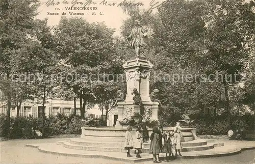 AK / Ansichtskarte Valenciennes_59 Statue de Watteau 