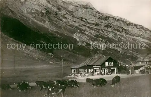 AK / Ansichtskarte Col_des_Aravis_74 Chalet Savoyard Bar Restaurant Pollet 