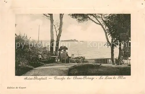 AK / Ansichtskarte Saint Raphael_83_Var Terrasse de Beau Rivage Le Lion de Mer 