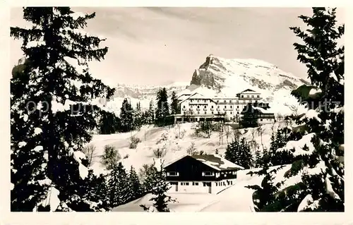 AK / Ansichtskarte Megeve Hotel du Mont dArbois et lAiguille de Varan Megeve