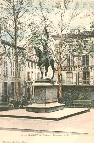 AK / Ansichtskarte Nancy_54 Statue Jeanne d Arc 