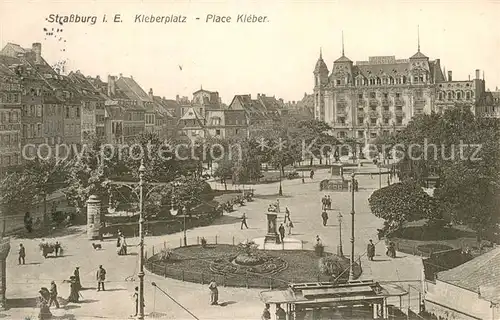 AK / Ansichtskarte Strassburg_Elsass Place Kleber Strassburg Elsass