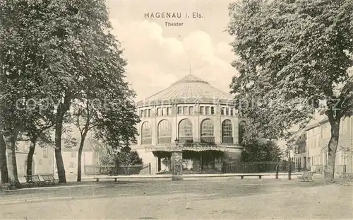 AK / Ansichtskarte Hagenau_67_Elsass Theater 