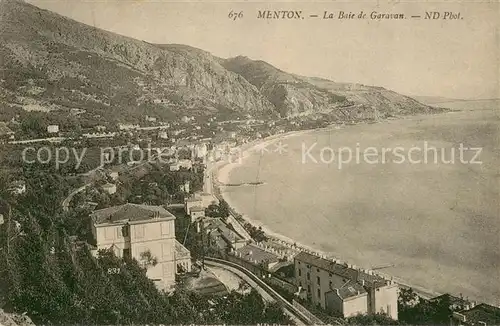 AK / Ansichtskarte Menton_06 La Baie de Garavan 