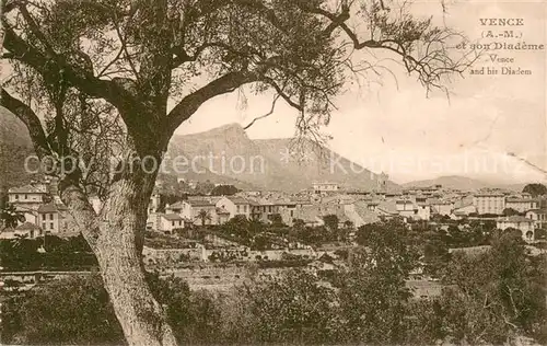 AK / Ansichtskarte Vence la Jolie et son Diademe  Vence la Jolie