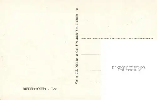 AK / Ansichtskarte Diedenhofen_Thionville_57 Tor 