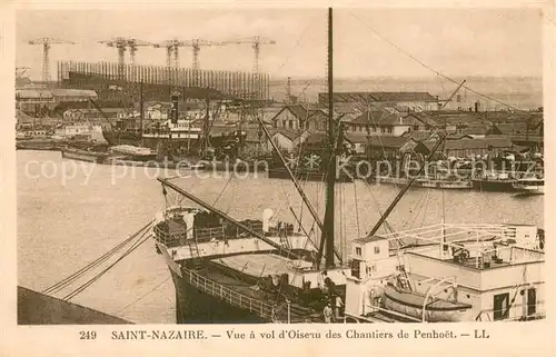 AK / Ansichtskarte Saint Nazaire_44 Vue a vol dOiseau des Chantiers de Penhoet 