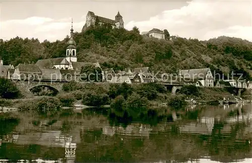 AK / Ansichtskarte Rothenfels_Unterfranken Blick ueber den Main zur Burg Rothenfels Unterfranken