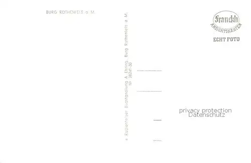 AK / Ansichtskarte Rothenfels_Unterfranken Blick ueber den Main zur Burg Rothenfels Unterfranken