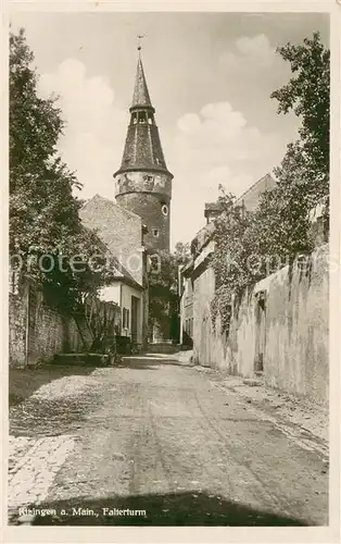 AK / Ansichtskarte Kitzingen_Main Falterturm Stadtmauer Kitzingen Main