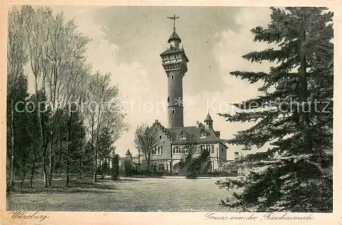 AK / Ansichtskarte Wuerzburg Frankenwarte Aussichtsturm Wuerzburg