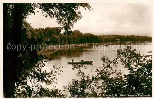 AK / Ansichtskarte Bad_Saarow Partie beim Kurhaus Esplanade am Scharmuetzelsee Bad_Saarow