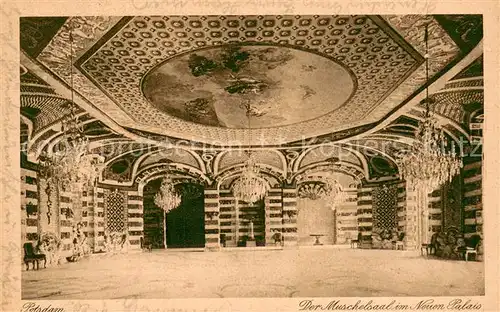 AK / Ansichtskarte Potsdam Muschelsaal im neuen Palais Potsdam