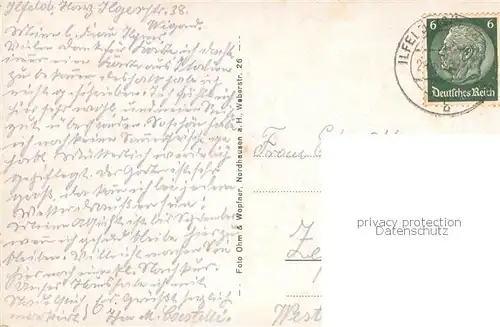 AK / Ansichtskarte Ilfeld_Suedharz Panorama Luftkurort Ilfeld Suedharz