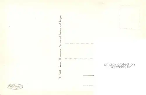 AK / Ansichtskarte Lohme_Ruegen Kuestenpanorama Lohme Ruegen