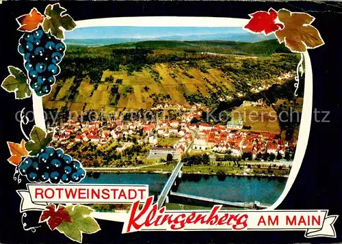 AK / Ansichtskarte Klingenberg_Main Rotweinstadt Weinreben Klingenberg Main