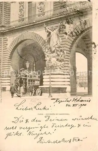AK / Ansichtskarte Paris_75 Guichets du Carrousel 