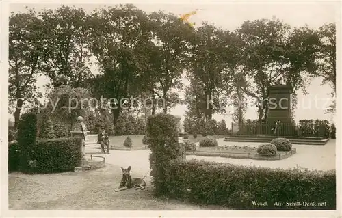 AK / Ansichtskarte Wesel_Nordheide Am Schill Denkmal Wesel Nordheide