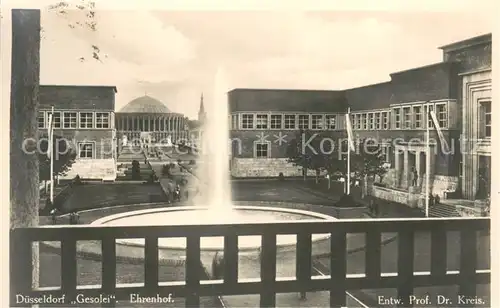 AK / Ansichtskarte Duesseldorf Gesolei Ehrenhof Duesseldorf