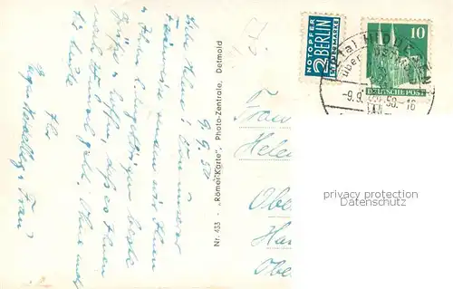 AK / Ansichtskarte Lippische_Schweiz Panorama mit Hermannsdenkmal 