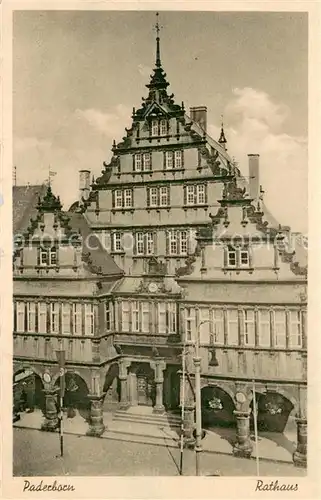 AK / Ansichtskarte Paderborn Rathaus Paderborn