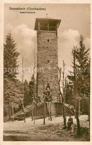 AK / Ansichtskarte Stammbach Aussichtsturm Stammbach