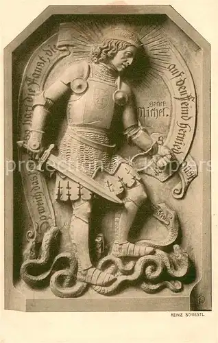 AK / Ansichtskarte Dettelbach Ritter Heinz Schiestl Kuenstlerkarte Dettelbach