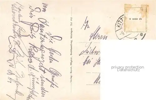 AK / Ansichtskarte Kitzingen_Main Falterturm Kitzingen Main